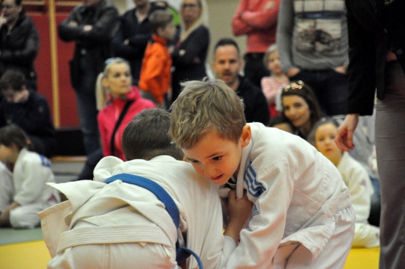 Mladi judoisti na tekmovanju